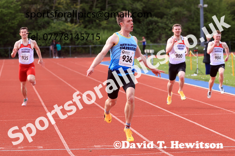 200 metres, 2026 North Eastern Track and Field Champs, Shildon, County Durham. Photo: David T. Hewitson/Sports for All Pics